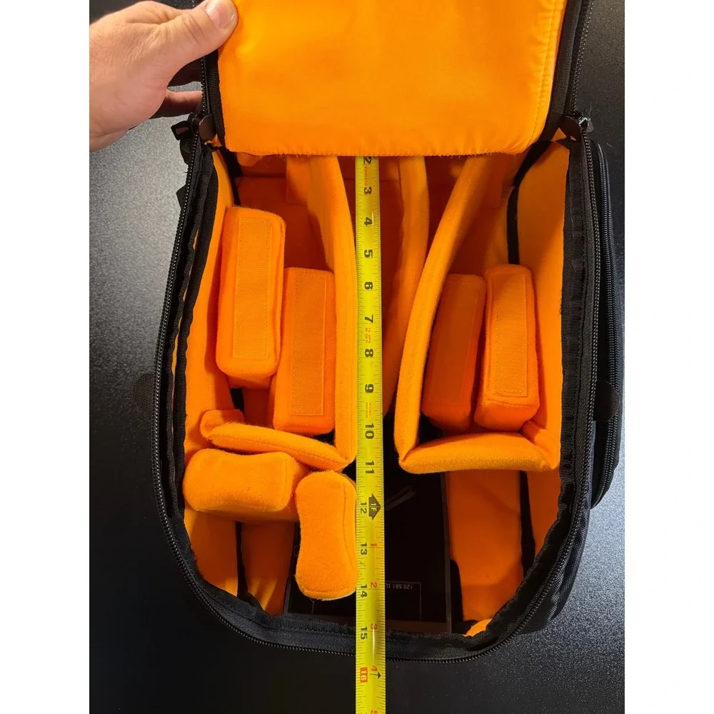 Case Logic SLRC-206 Professional SLR Camera Backpack Orange Interior / Dividers - Picture 2 of 16